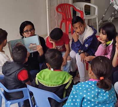 Momento de lectura _Resultado de talleres Fundación Recojamos semillitas